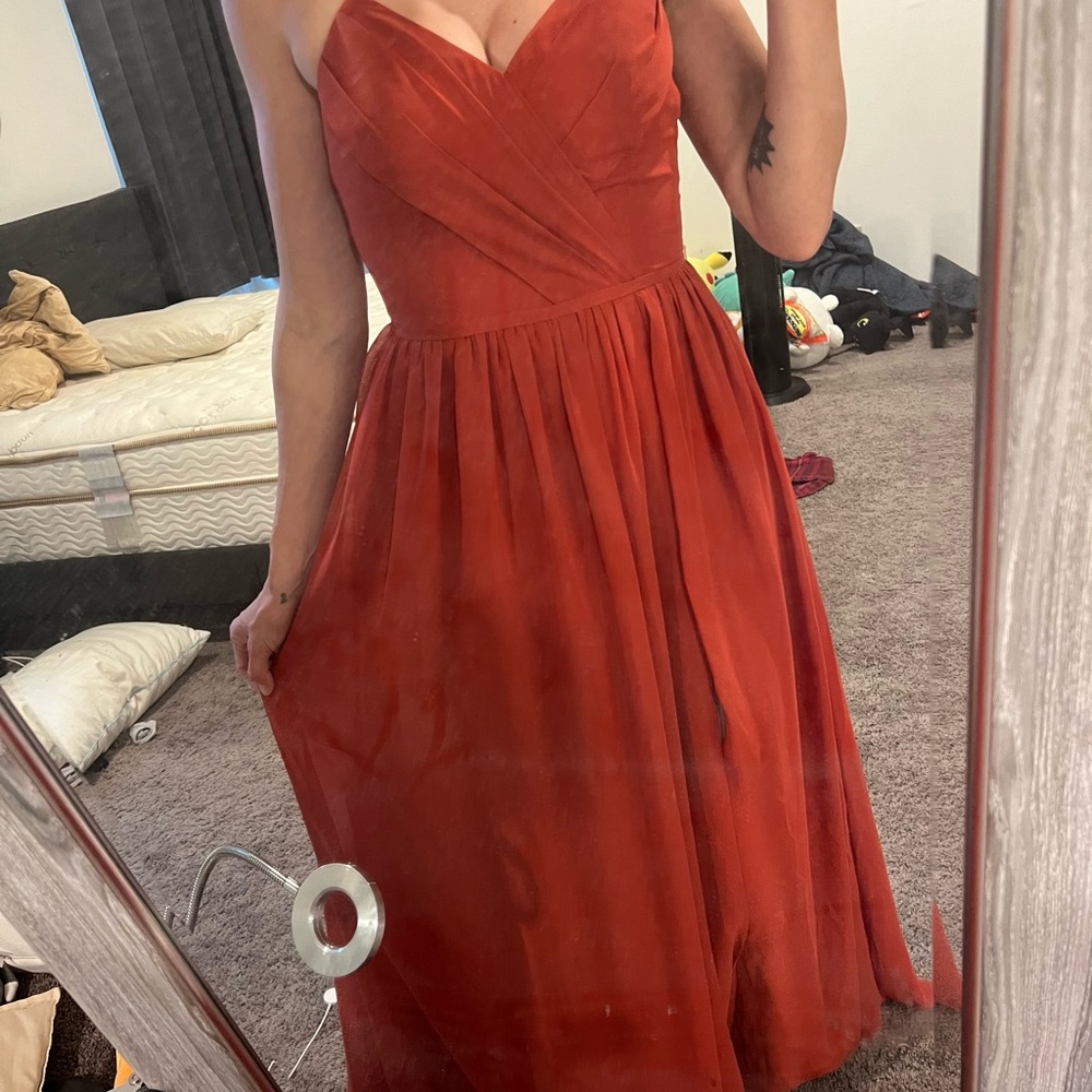 Azazie Avelina Rust Wedding Dress